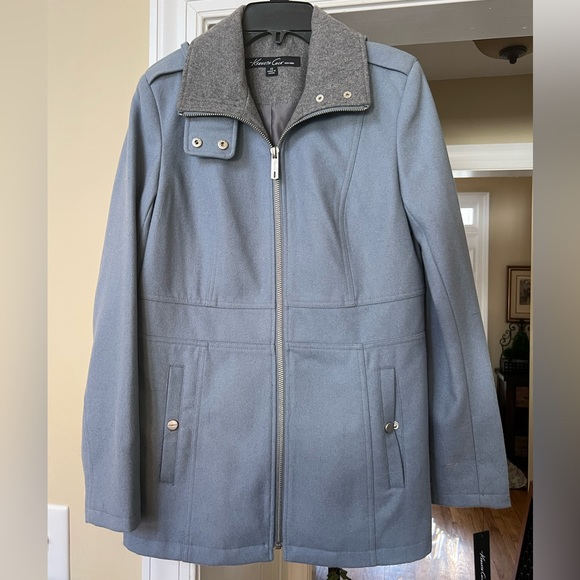 NWT Kenneth Cole new you're wool blend coat XS - Picture 2 of 3